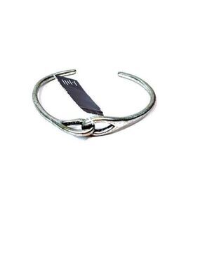 J.Jill Silver Interlocking Bangle Cuff NWT
